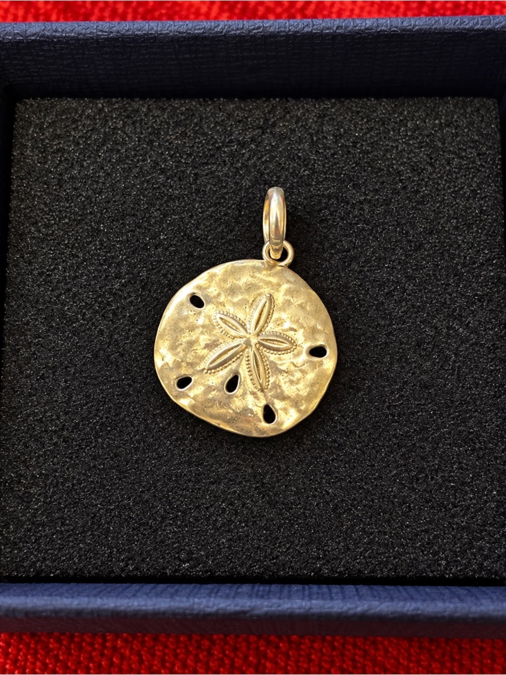 Vintage 925 Sterling Silver Sand Dollar Pendant Coastal Beach Y2K
